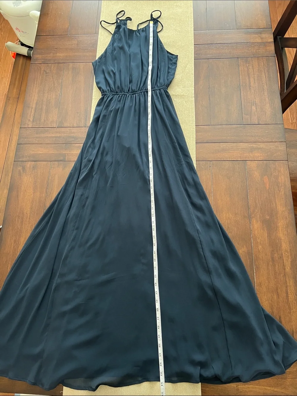 ❤️ Abercrombie & Fitch Navy Halter Maxi Dress